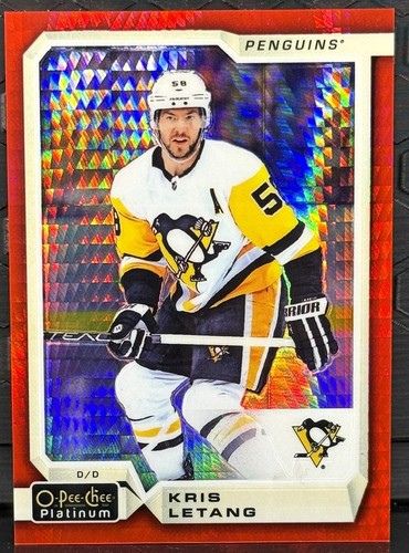 Kris Letang #111 2018 O-Pee-Chee Platinum card