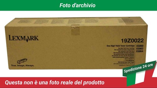 19Z0022 Lexmark XS860de Cartuccia del Toner Nero - Afbeelding 2 van 3