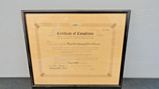 1935 Chevrolet Motor Company Guaranteed Ok Tag Dealership Certificate Janesville 1935 Chevrolet Motor Company Guaranteed Ok Tag Dealership Certificate Janesville