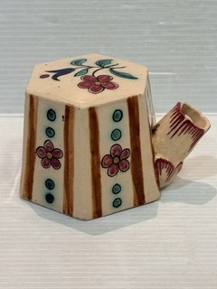 ENCRIER SIPHOIDE CERAMISQUE 19 EME TEAKETTLE INKWELL BOTTLE 19 TK