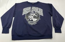Vtg 90s UNC University Of North Carolina Tar Heels Sweatshirt XL Made In USA