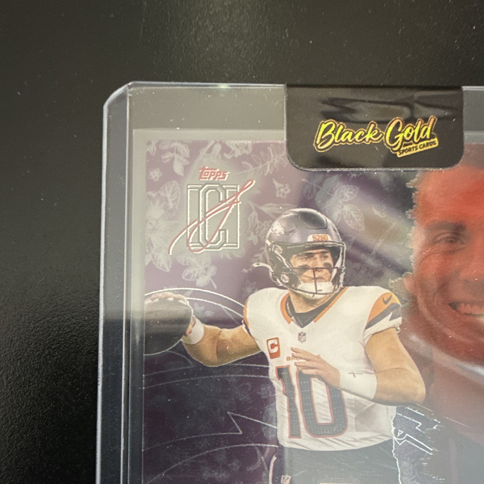 Topps 2025 Signature Class Bo Nix Broncos #VCCCA-BN Vet Class Auto 1/1 view 2