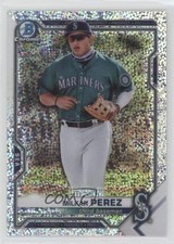 2021 Bowman Draft Chrome Sparkle Refractor Milkar Perez #BDC-117 0q4s