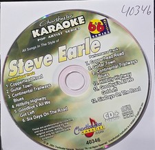 40346 STEVE EARLE  CHARTBUSTER KARAOKE CDG LOT LONG DRIVE