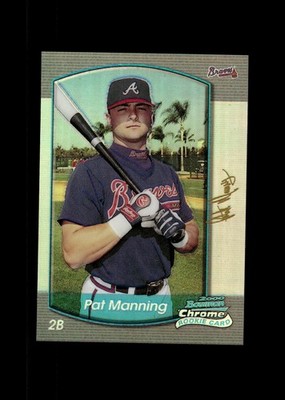 2000 Bowman Chrome Refractors #142 Pat Manning Atlanta Braves