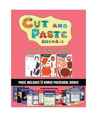 Easy Winter Crafts for Kids [Cut and Paste Animals]: A great DIY paper craft gif