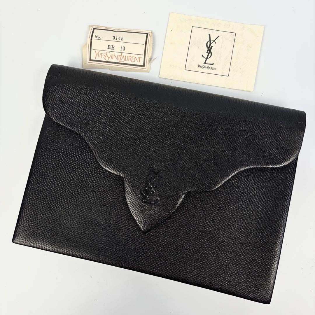 Borsa pochette Ysl Yves Saint Laurent nera