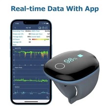 O2 Ring Pulse Oximeter O2Ring Heart Rate Monitor Continuously Record SpO2