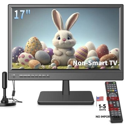 17inch TV,Small Flat Screen TV with ATSC Digital Tuner 17inch non-smart TV