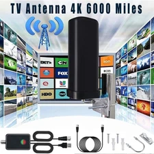 💓6000 Mile Outdoor TV Antenna Digital HDTV 4K Amplified 360° UHF VHF Long Range