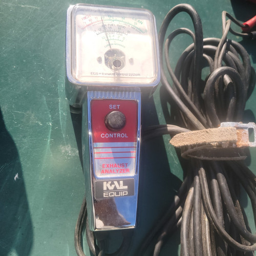 Kal Portable Exhaust Analyzer, model R-89, Professional Series, good condition