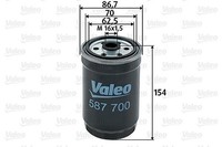 Valeo Kraftstofffilter U.A. FüR Alfa Romeo, Audi, Austin, Bedford, Bmw