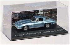 Atlas Editions 1:43 Scale Chevrolet Corvette Sting Ray Coupe C2 - Blue