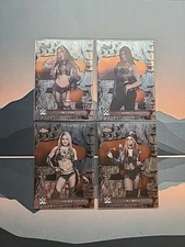(4) 2025 Topps Chrome WWE Cactus Jack CORA, GIULIA, JAZMYN & GIGI NXT SET 🔥