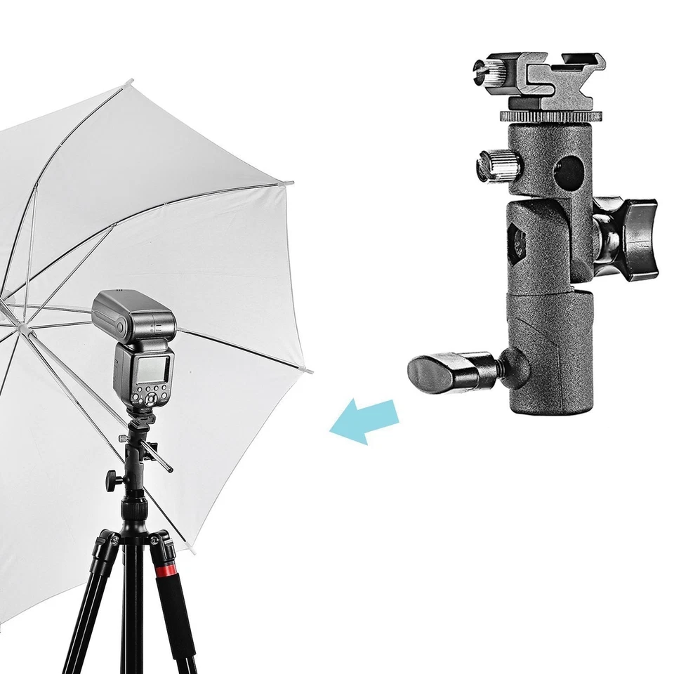 Flash Hot Shoe Umbrella Holder Flash Mount Adapter Package Content Tripod Flash - Image 4 of 4