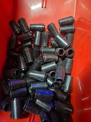 12x PREM GOLF FERRULES .370 Black Jumbo ''COLLARED''22mm QUALITY LOT(F16)