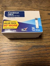 Next Blood Glucose Test Strips 70ct Exp 08/26 BIN Sealed