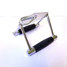 LAT Pull Down Bar, Strength Training Deluxe Single Double D Handle Tricep