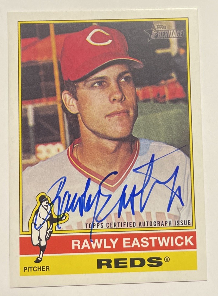 Rawly Eastwick Real One Auto 2025 Topps Heritage Autograph Cincinnati Reds