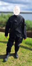 DUI drysuit CF200X, size L/XL, glove system, rock boots, §T
