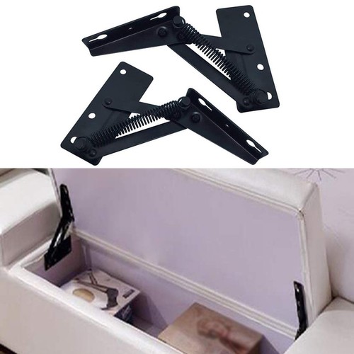 2pcs Sofa Bett Einstellbar Winkel Mechanismus-Scharnier Hardware Schwarz - Bild 1 von 12