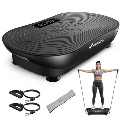 MERACH Vibrationsplatten Trainingsgerät für Ganzkörpertraining Fernbedienung