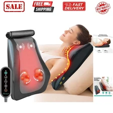 Back Massager for Back Pain Deep Tissue, Shiatsu Lower Back Neck Massager wit...
