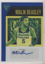 2019-20 Panini Chronicles Flux Blue 7/25 Malik Beasley #FA-MBE Auto ib6
