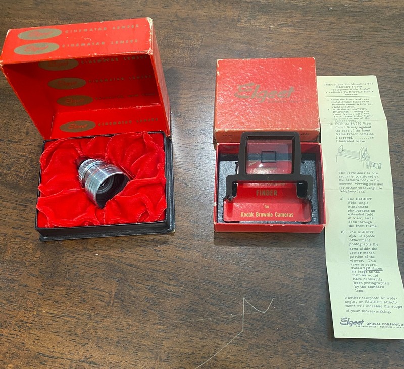 Elgeet Brownie camera accessories