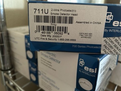 711U INTERLOGIX ESL  PHOTOELECTRIC SMOKE DETECTOR