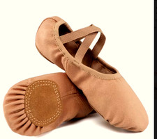 Dynadas Ballet Slippers Stretchy and Comfortable, Size 2AC
