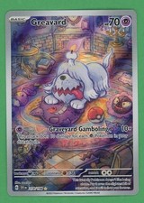 Greavard Pokemon Scarlet & Violet Base Illustration Rare 214/198