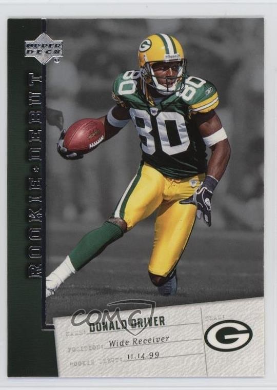 2006 Upper Deck Rookie Debut Donald Driver #37 1s9v