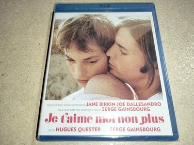 NEW Je t'aime moi non plus Blu-ray Jane Birkin Joe Dallesandro Serge Gainsbourg