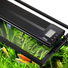 Auto On Off LED Aquarium Light 48-55 Inches Dimmable 7 Colors Full Spectrum Fish