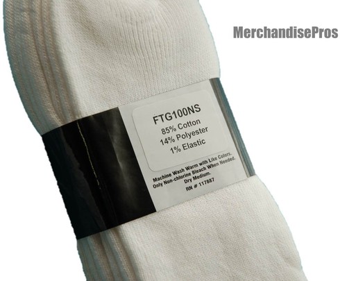 CALCETINES DE GOLF PARA HOMBRE ATLÉTICOS NO SHOW BLANCOS 3 PARES ZAPATOS TALLA 6-12 MEZCLA DE ALGODÓN ¡NUEVOS! - Imagen 2 de 2