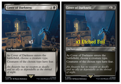 MTG Universes Beyond: Assassin's Creed ACR Cover of Darkness MINT (SELECT)
