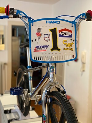 Haro 40th Anniversary Bob Haro Freestyler Bike Chrome with Skyway Graphites 