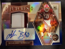 TREYLON BURKS   2022 Legacy Futures Patch Autographs Sapphire #FP-TB  25/25
