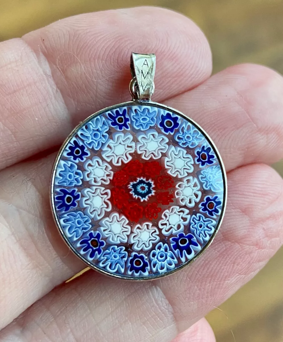 Millefiori glass pendant store