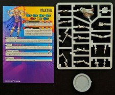 Marvel Crisis Protocol Valkyrie w/ Rules Card  Base, NO Tokens or Tactic Cards