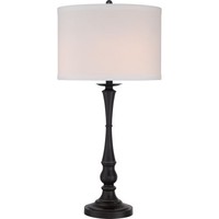 Quoizel Vvam6130pn Ambrose 3 Light 31 Tall Table Lamp W/hardback Fabric Shade on sale Quoizel Vvam6130pn Ambrose 3 Light 31 Tall Table Lamp W/hardback Fabric Shade on sale