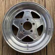 Rare Monocoque Star Alumaster Front Runner Wheel 4 X 15 Chevy Car 4.75x5 One