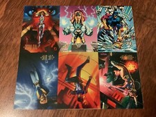 DC SKYBOX MASTERS SERIES 6 CARD PROMO SHEET RARE 1994