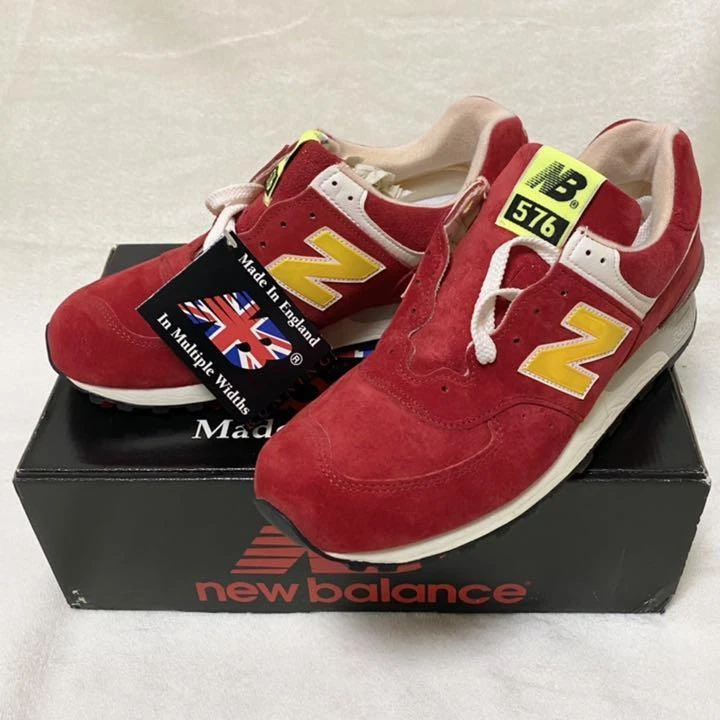 New Balance New Balance NB M576SYW US8 1/2 Red x Neon Yellow 90s ...