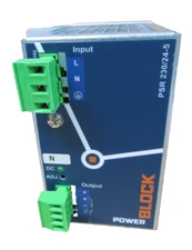 🔥 BLOCK B 0511048 SWITCHED MODE POWER SUPPLY 24V DC OUT 240V AC INPUT
