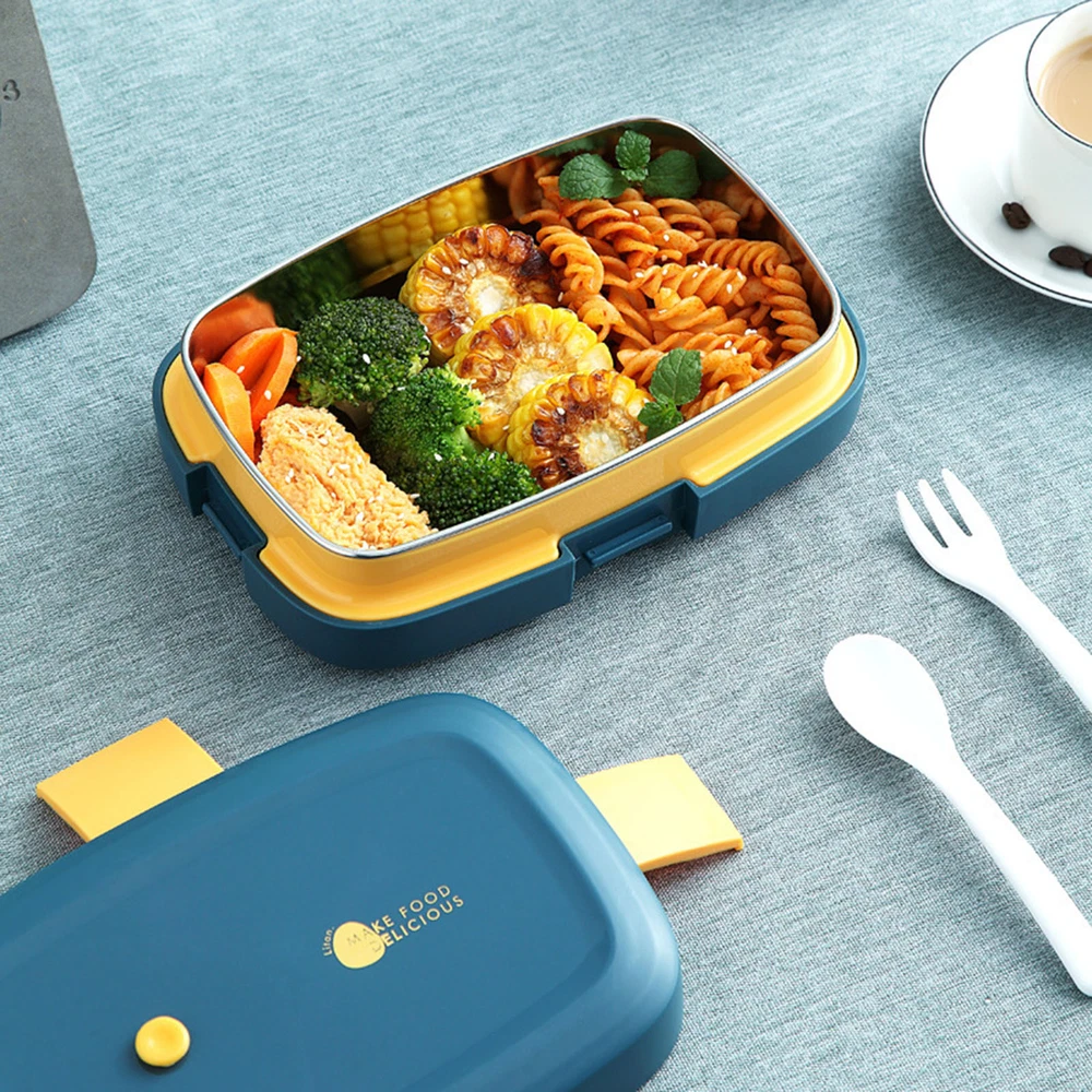 1000ml Bento Boxes Reusable Thermal Stylish Insulated Lunch Box Sturdy