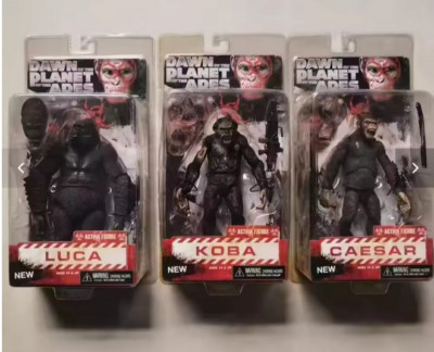 DAWN OF THE PLANET OF THE APES ACTIONFIGUREN NECA 16 CM KOBA LUCA CAESAR STATUE