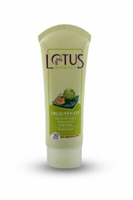 Lotus Herbals Frujuvenate Skin Perfecting and Rejuvenating Fruit Pack, 60g /120g