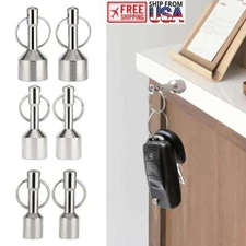 2pcs Keychain Neodymium Magnet for Testing Brass Gold Silver Coins Ferrous Metal